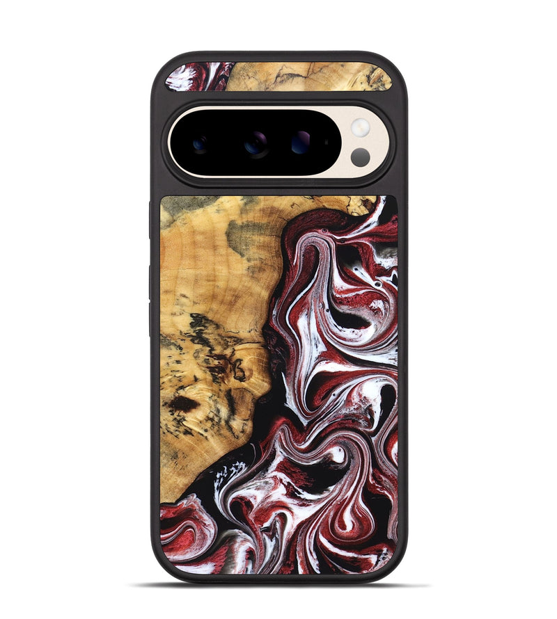 Pixel 10 Wood Phone Case - Miller (Red, 832132)