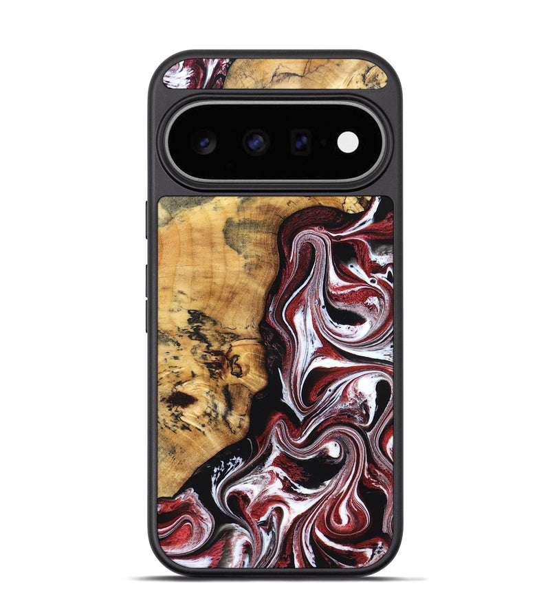Pixel 11 Pro Wood Phone Case - Miller (Red, 832132)