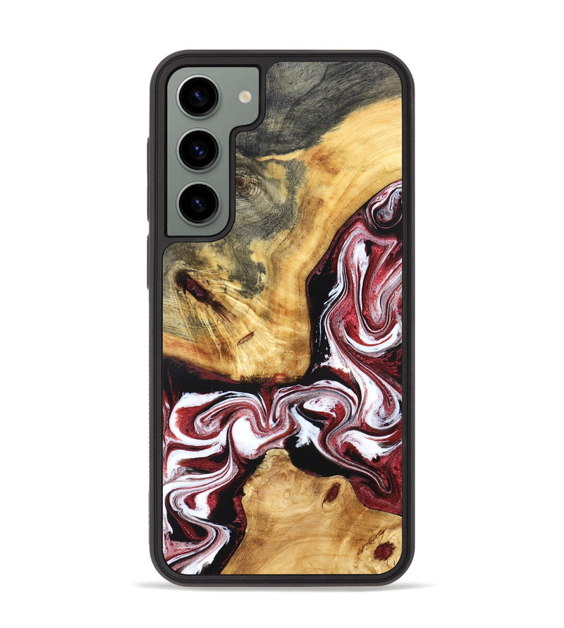Galaxy S23 Plus Wood Phone Case - Alethea (Red, 832133)