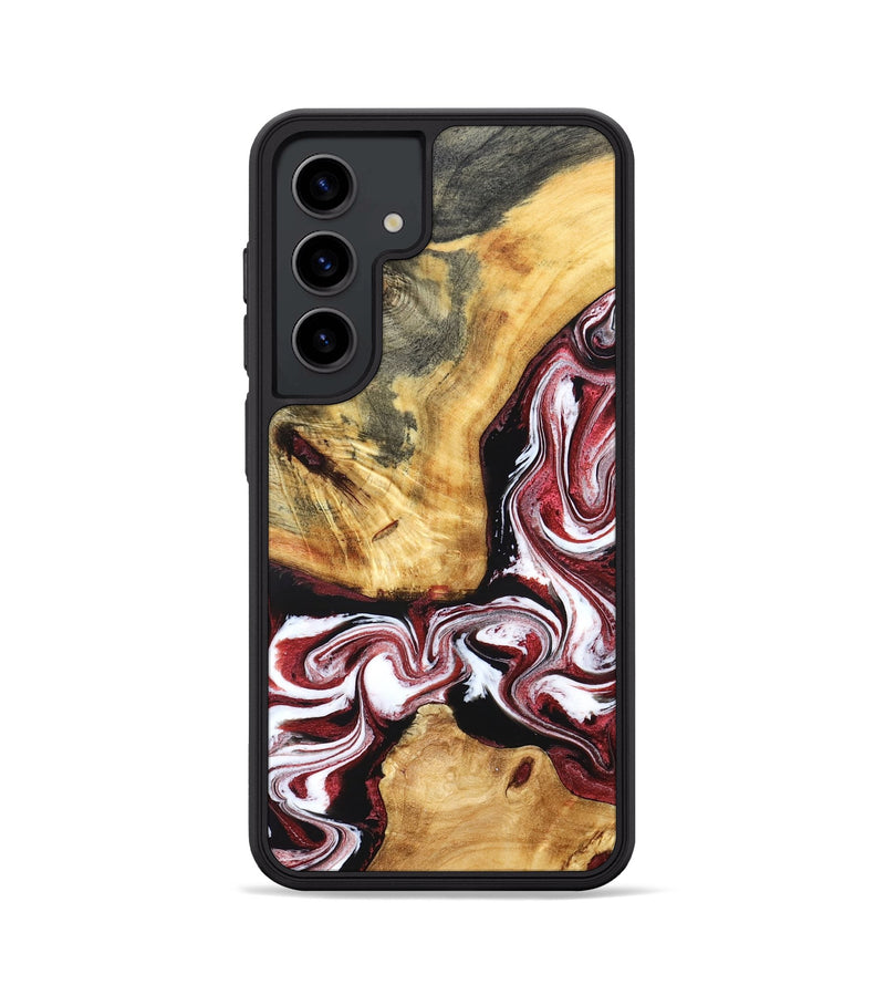 Galaxy S24 Wood Phone Case - Alethea (Red, 832133)