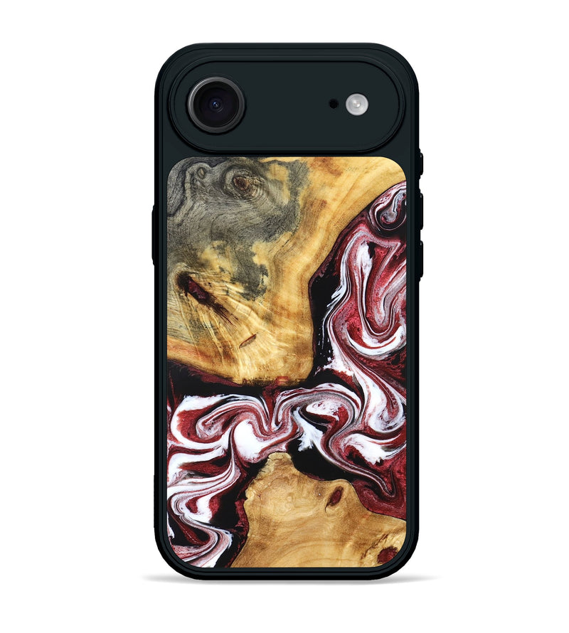 iPhone 17 Air Wood Phone Case - Alethea (Red, 832133)