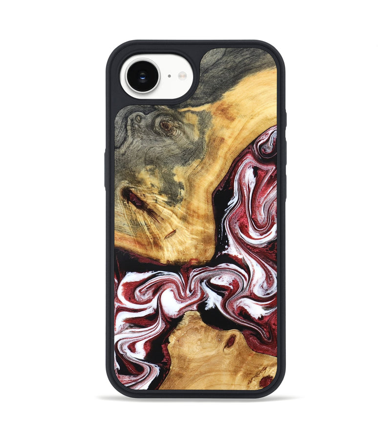 iPhone 17e Wood Phone Case - Alethea (Red, 832133)