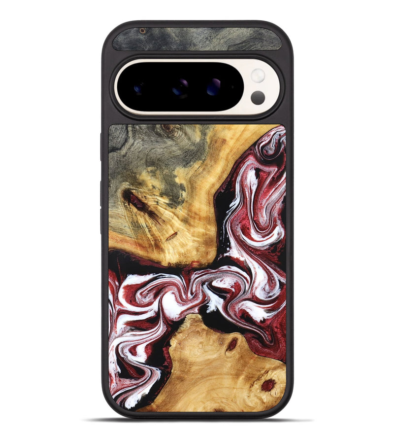 Pixel 9 Pro XL Wood Phone Case - Alethea (Red, 832133)