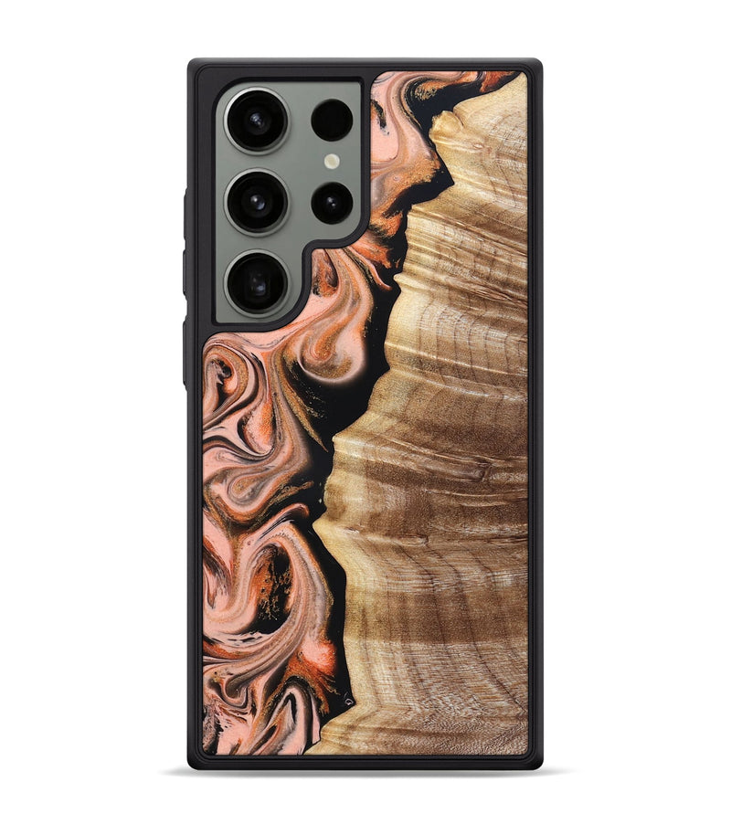 Galaxy S24 Ultra Wood Phone Case - Deshawn (Red, 832134)