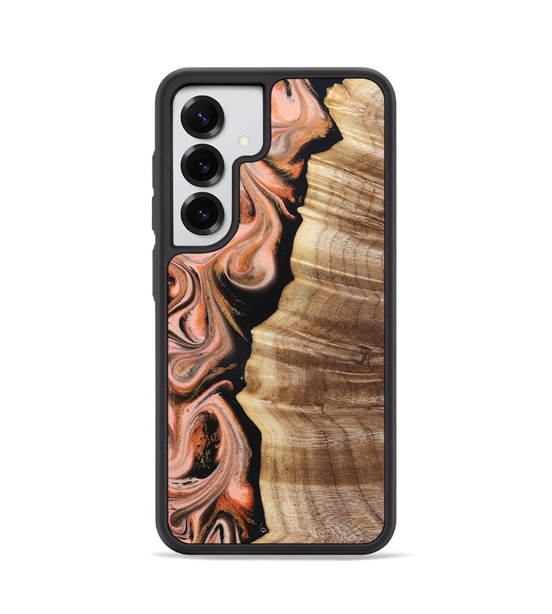 Galaxy S25 Wood Phone Case - Deshawn (Red, 832134)