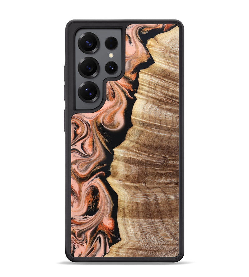 Galaxy S25 Ultra Wood Phone Case - Deshawn (Red, 832134)