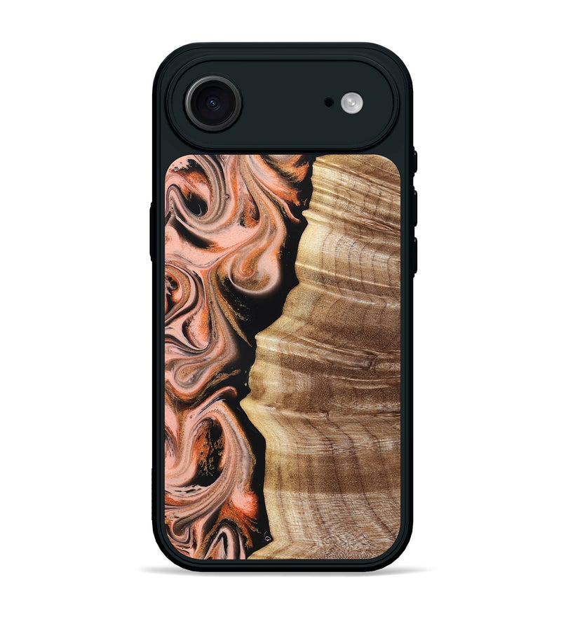 iPhone 17 Air Wood Phone Case - Deshawn (Red, 832134)
