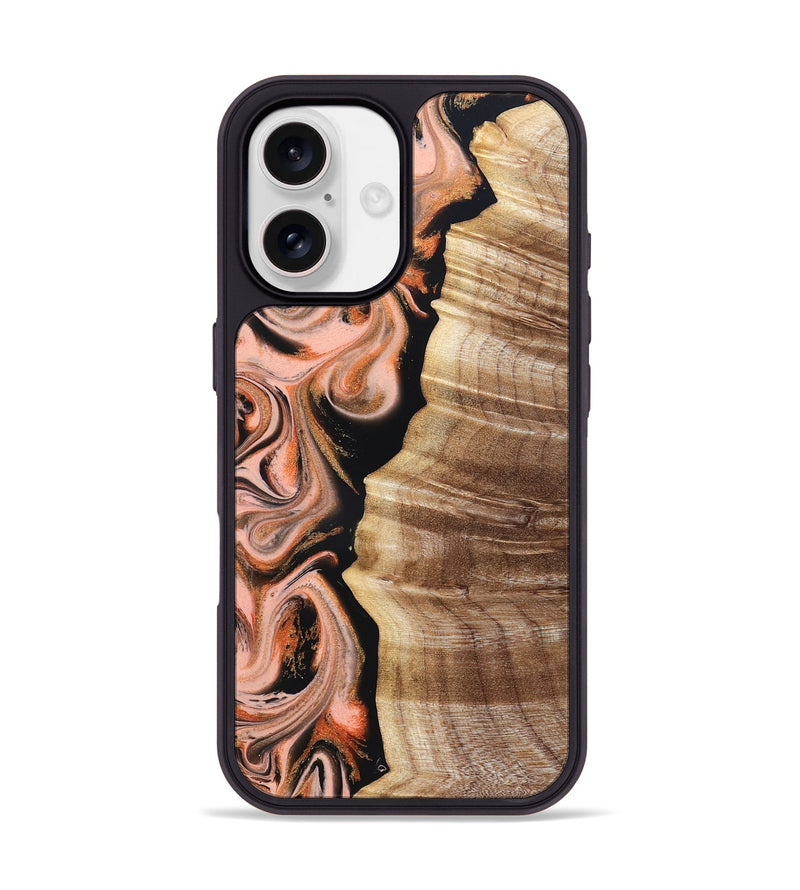 iPhone 17 Wood Phone Case - Deshawn (Red, 832134)