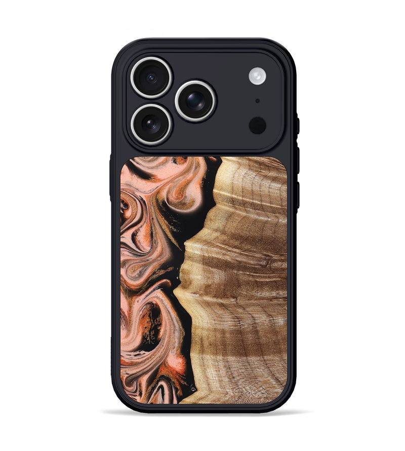 iPhone 17 Pro Wood Phone Case - Deshawn (Red, 832134)