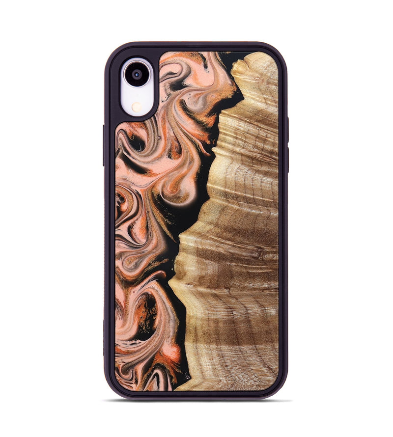 iPhone Xr Wood Phone Case - Deshawn (Red, 832134)