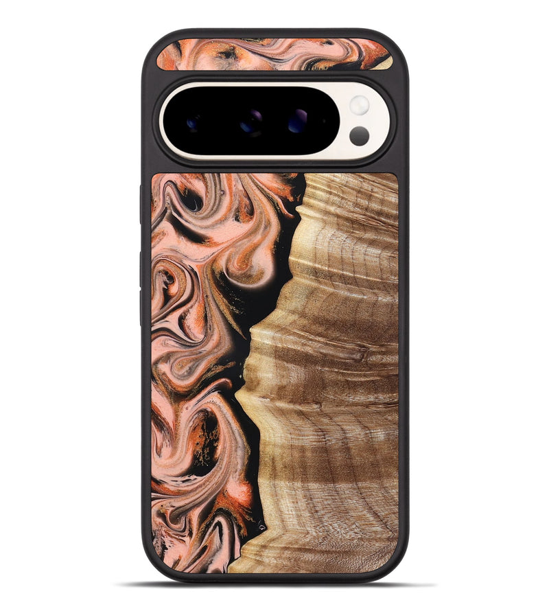 Pixel 9 Pro XL Wood Phone Case - Deshawn (Red, 832134)