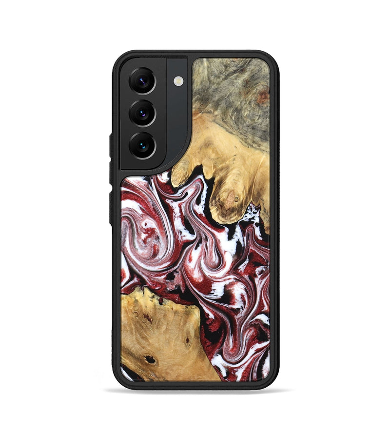 Galaxy S22 Wood Phone Case - Zoie (Red, 832135)