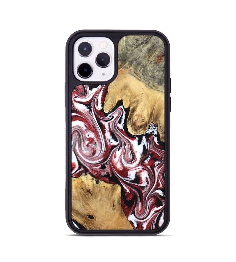 iPhone 11 Pro Wood Phone Case - Zoie (Red, 832135)