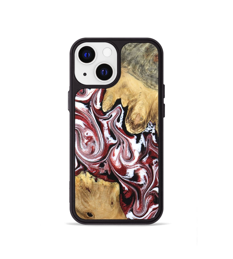iPhone 13 mini Wood Phone Case - Zoie (Red, 832135)