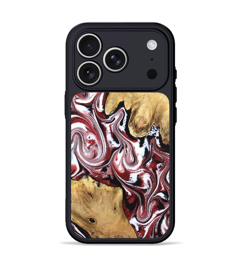 iPhone 17 Pro Wood Phone Case - Zoie (Red, 832135)