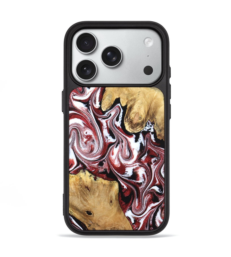 iPhone 18 Pro Wood Phone Case - Zoie (Red, 832135)