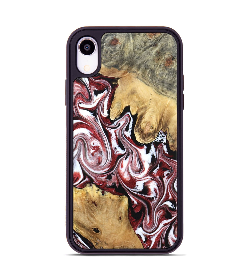 iPhone Xr Wood Phone Case - Zoie (Red, 832135)