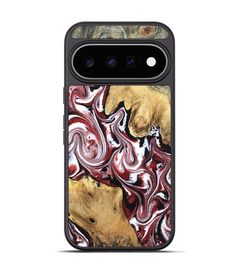 Pixel 11 Pro Wood Phone Case - Zoie (Red, 832135)
