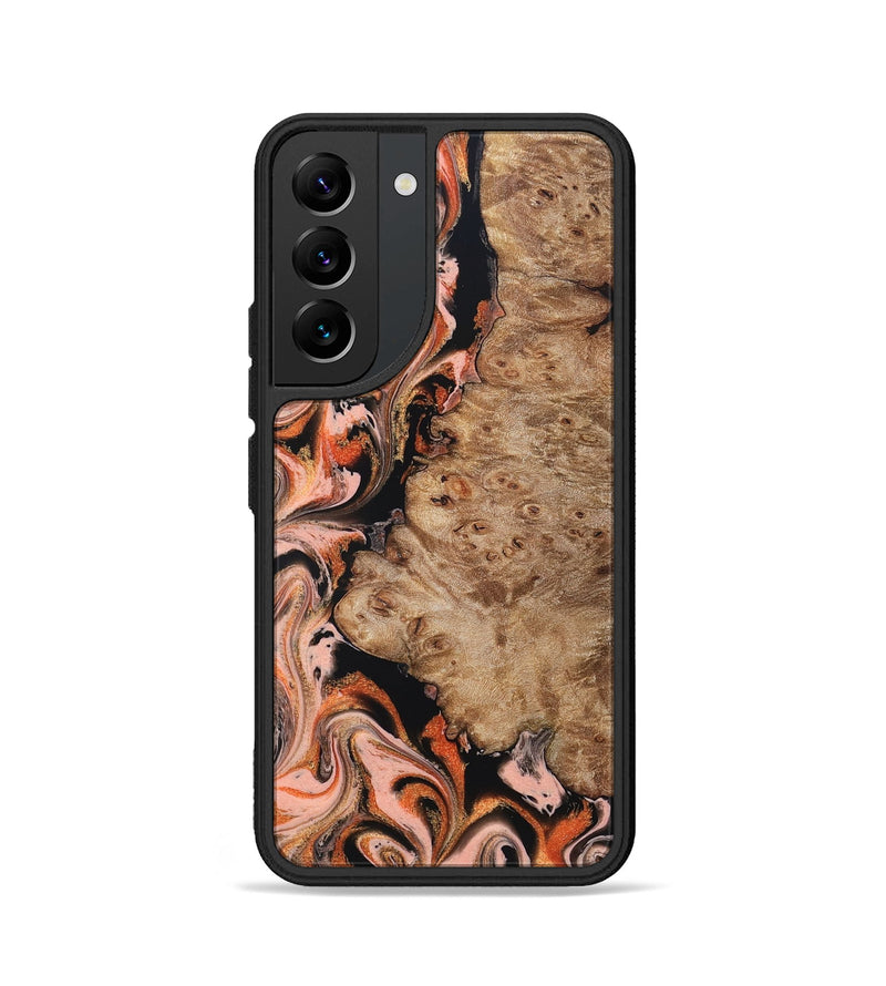 Galaxy S22 Wood Phone Case - Ayla (Red, 832136)