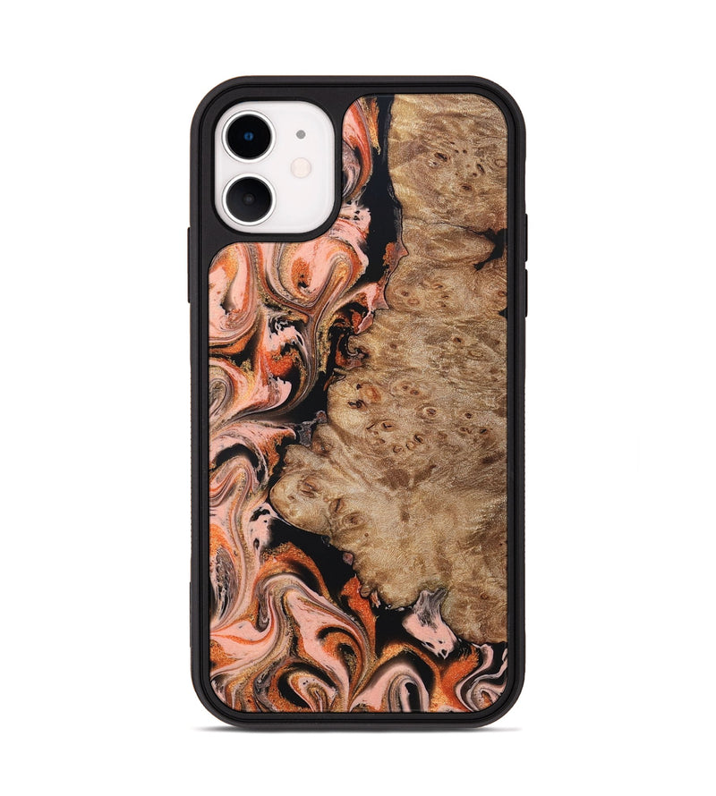 iPhone 11 Wood Phone Case - Ayla (Red, 832136)