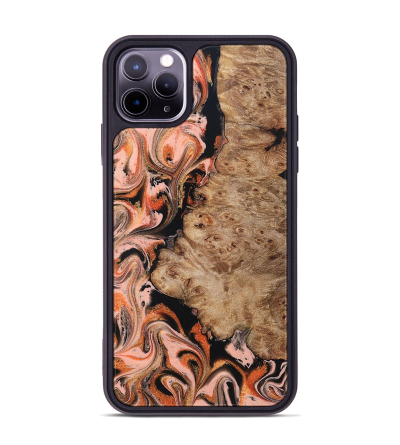 iPhone 11 Pro Max Wood Phone Case - Ayla (Red, 832136)