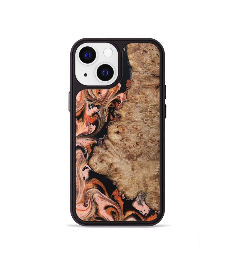 iPhone 13 mini Wood Phone Case - Ayla (Red, 832136)