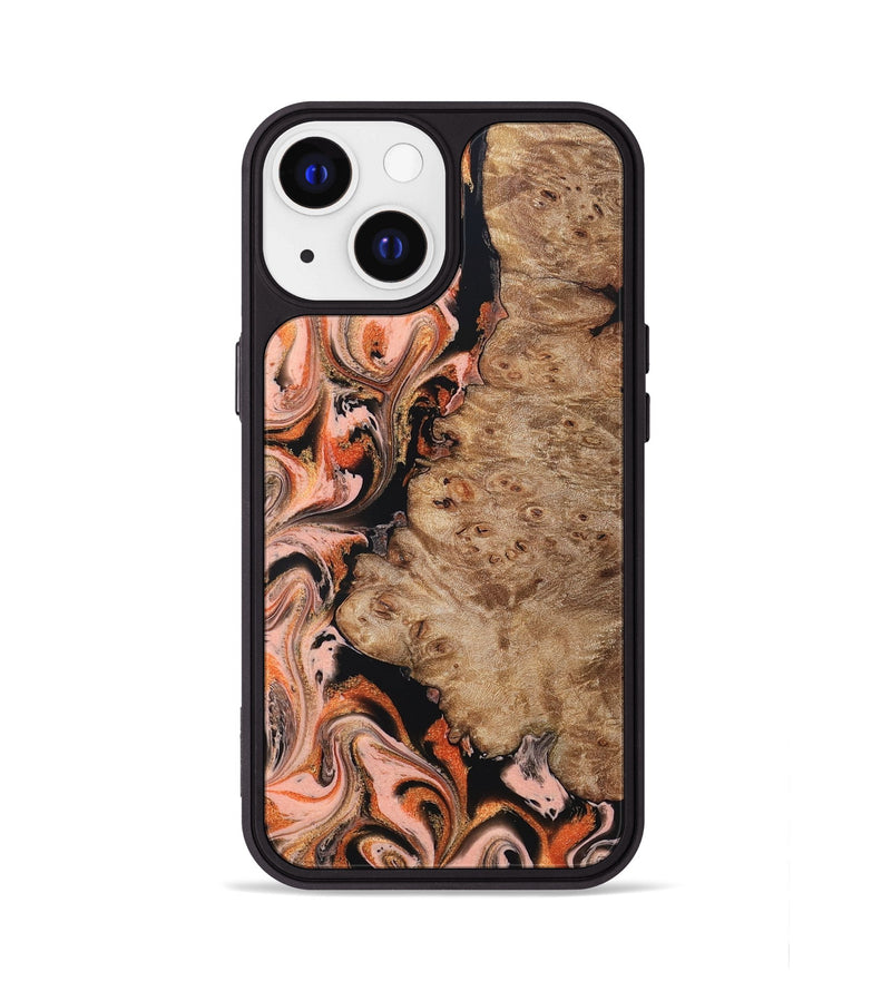 iPhone 13 Wood Phone Case - Ayla (Red, 832136)