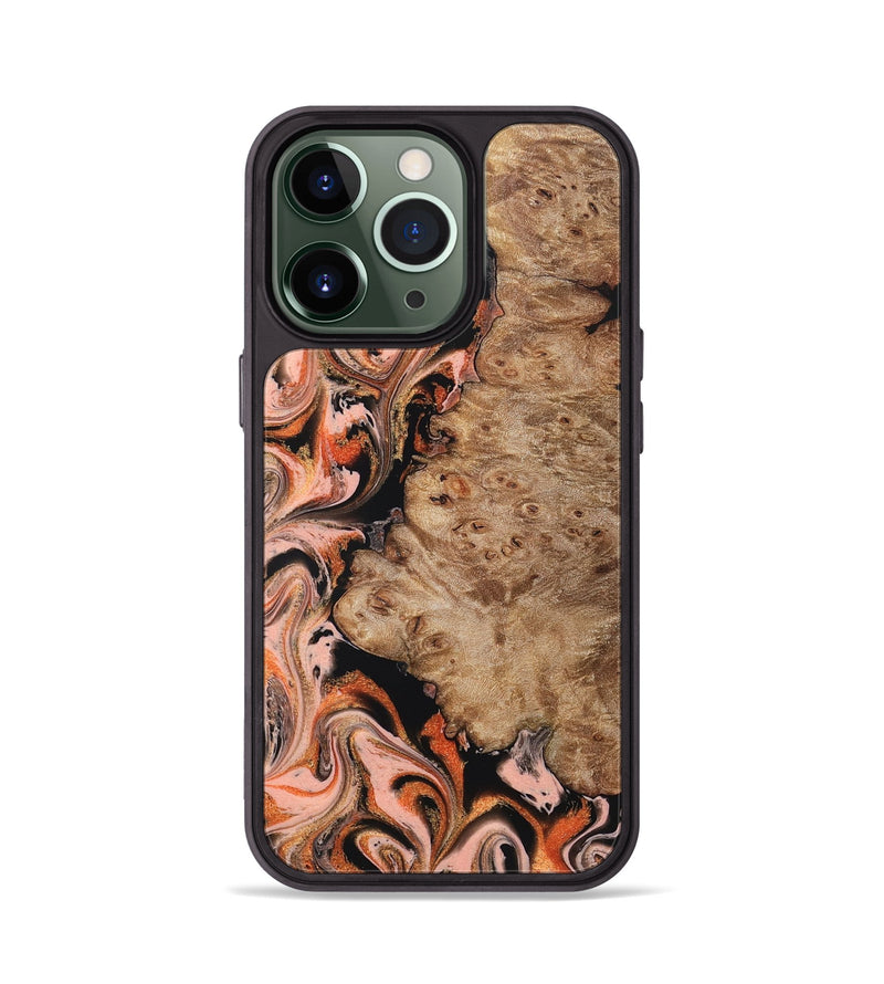 iPhone 13 Pro Wood Phone Case - Ayla (Red, 832136)