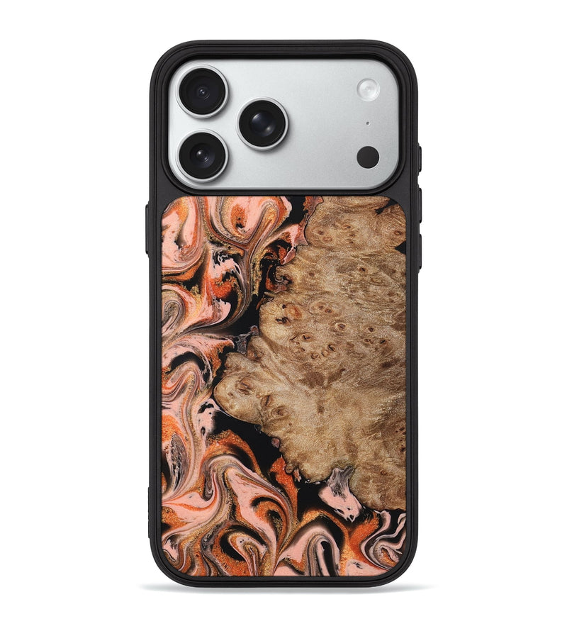 iPhone 18 Pro Max Wood Phone Case - Ayla (Red, 832136)
