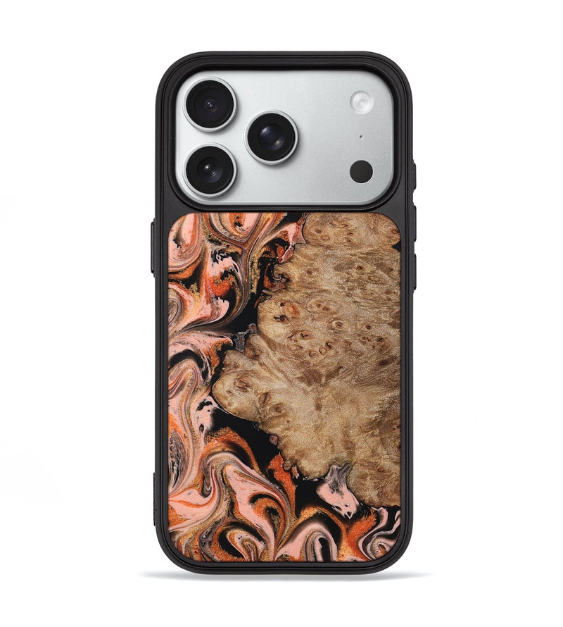 iPhone 18 Pro Wood Phone Case - Ayla (Red, 832136)