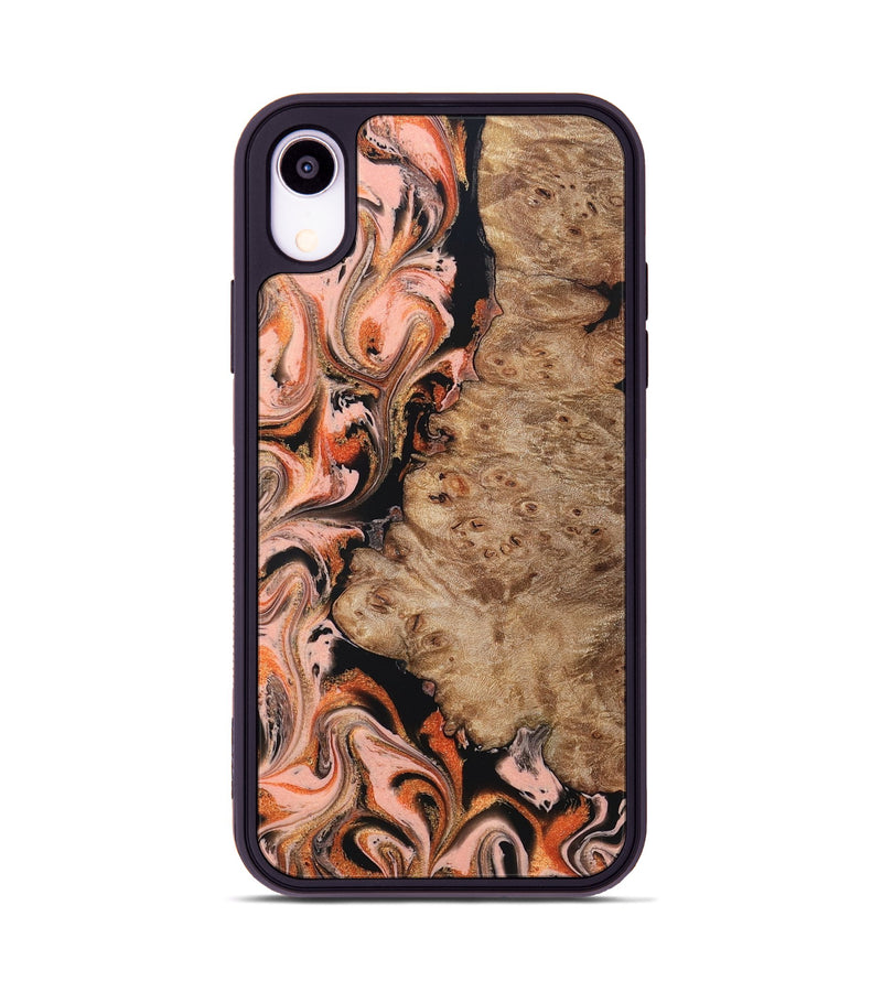 iPhone Xr Wood Phone Case - Ayla (Red, 832136)