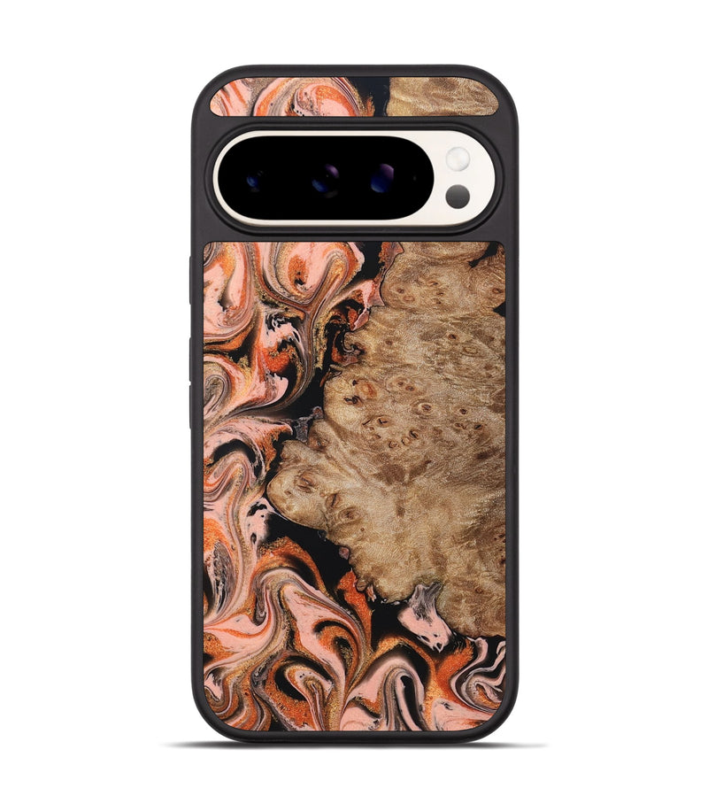 Pixel 9 Wood Phone Case - Ayla (Red, 832136)