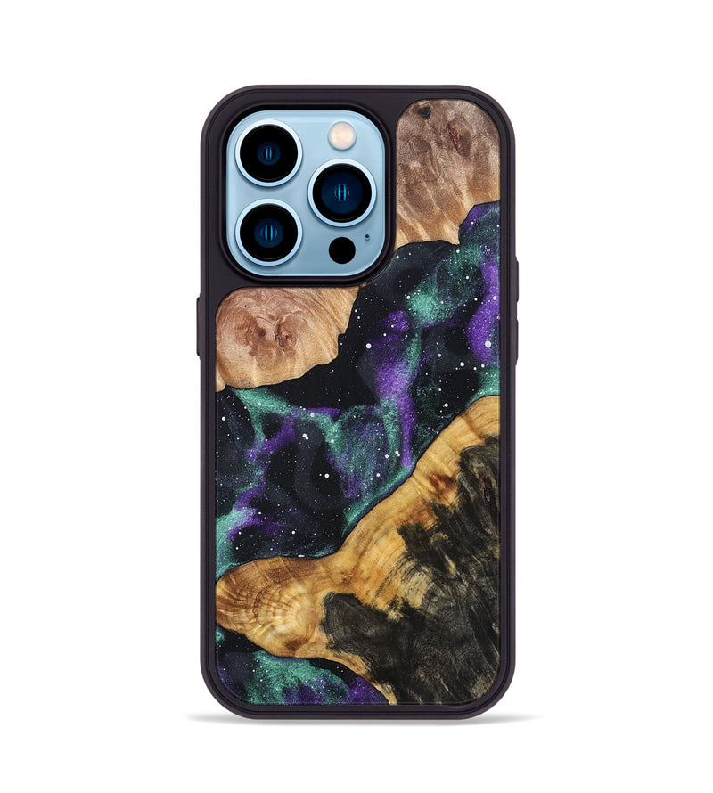 iPhone 14 Pro Wood Phone Case - Kannon (Cosmos, 832141)