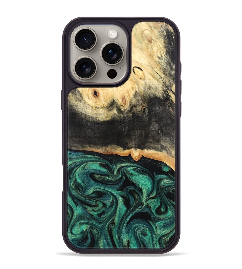 iPhone 16 Pro Max Wood Phone Case - Lavern (Green, 832150)