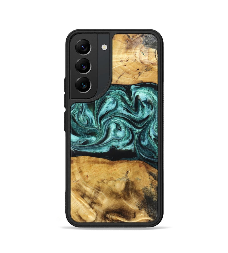 Galaxy S22 Wood Phone Case - Osman (Green, 832151)