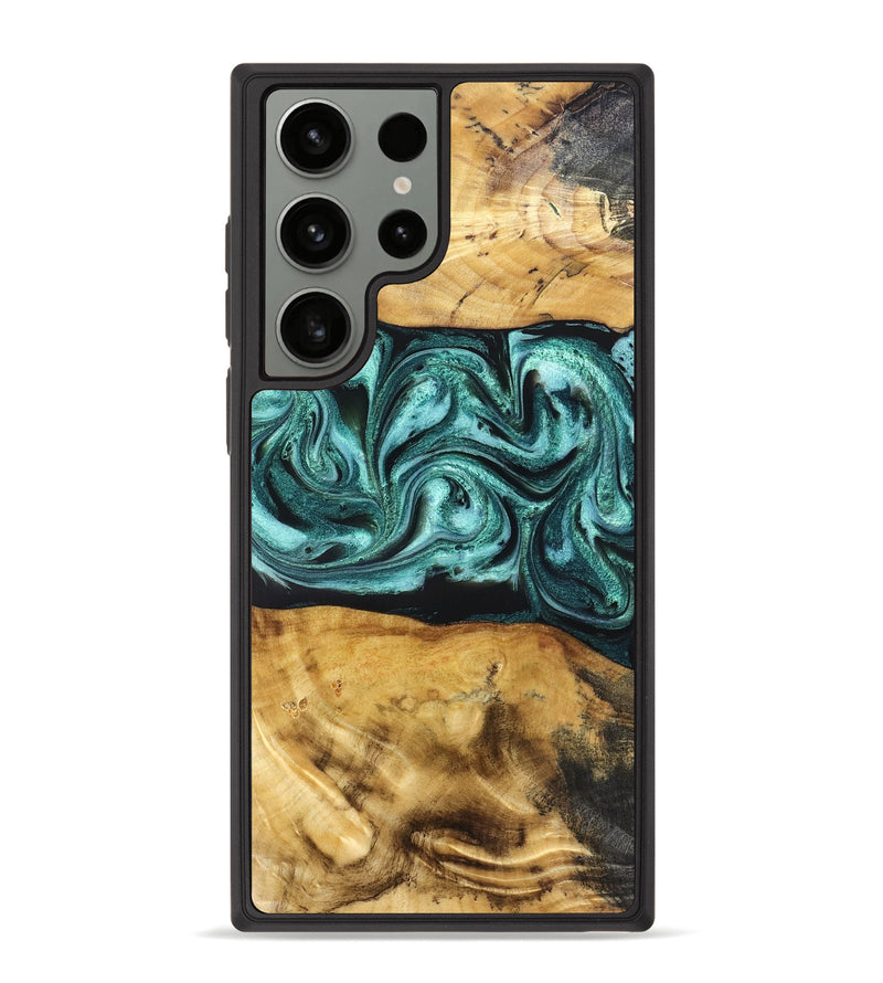 Galaxy S23 Ultra Wood Phone Case - Osman (Green, 832151)