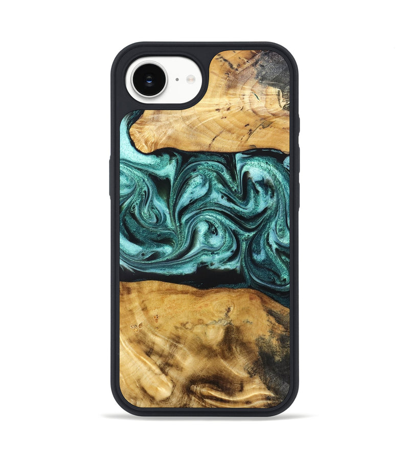 iPhone 16e Wood Phone Case - Osman (Green, 832151)