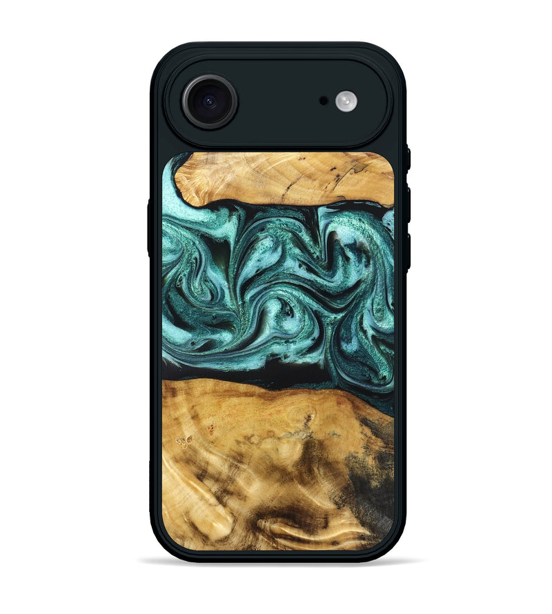 iPhone 17 Air Wood Phone Case - Osman (Green, 832151)