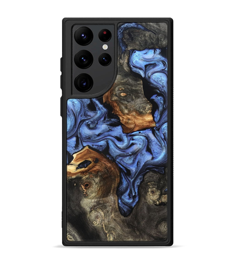 Galaxy S22 Ultra Wood Phone Case - Zhuri (Blue, 832152)