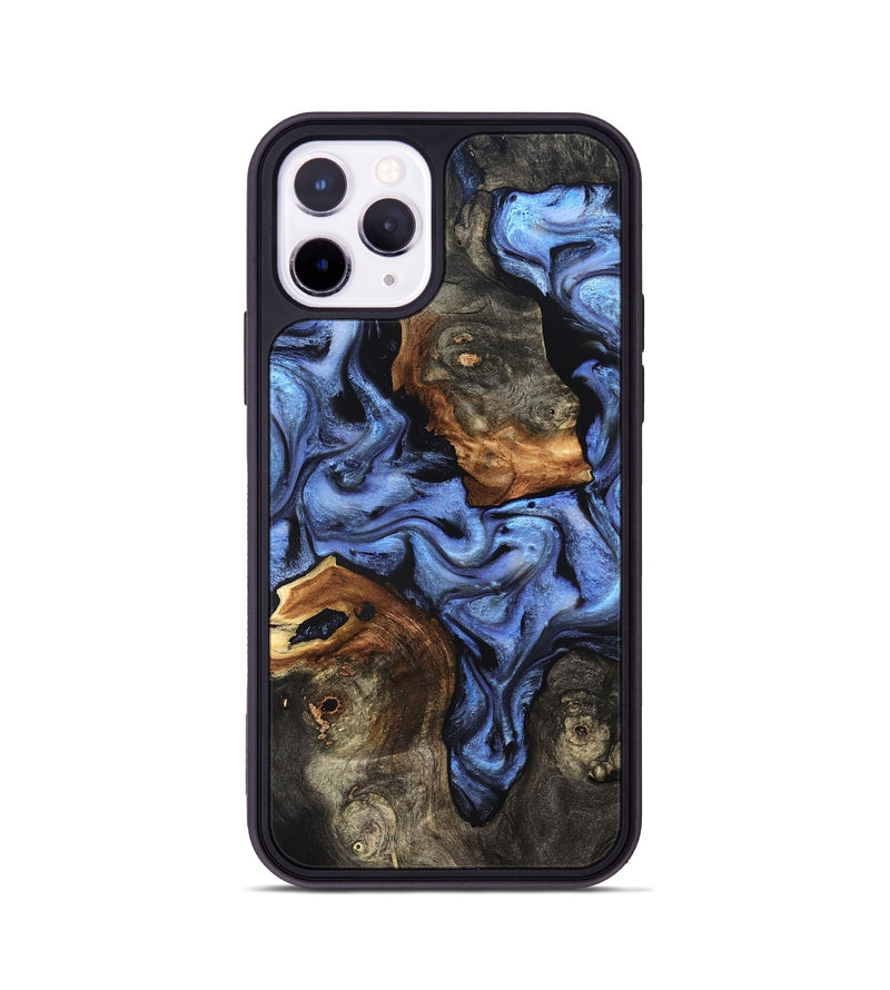 iPhone 11 Pro Wood Phone Case - Zhuri (Blue, 832152)