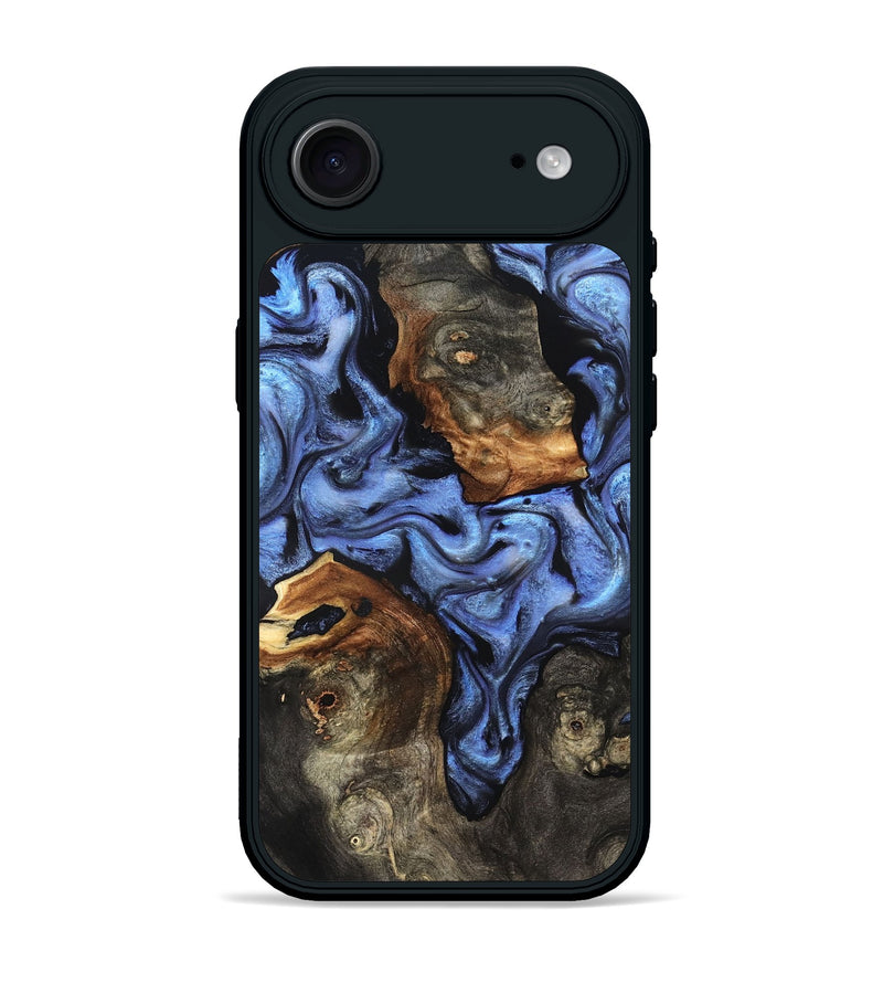 iPhone 17 Air Wood Phone Case - Zhuri (Blue, 832152)