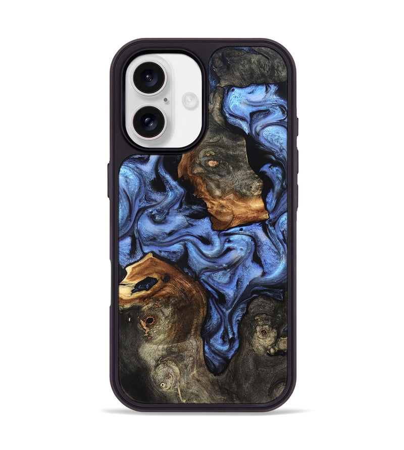 iPhone 17 Wood Phone Case - Zhuri (Blue, 832152)