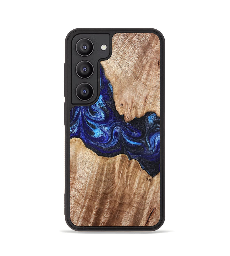 Galaxy S23 Wood Phone Case - Floyd (Blue, 832153)