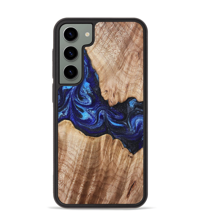 Galaxy S23 Plus Wood Phone Case - Floyd (Blue, 832153)