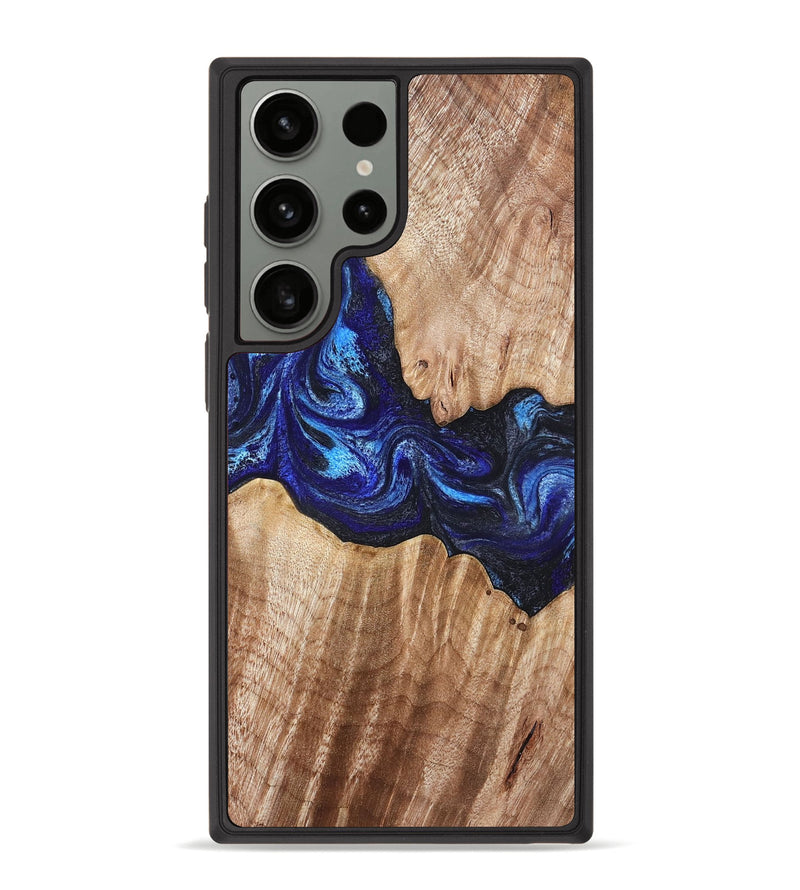 Galaxy S23 Ultra Wood Phone Case - Floyd (Blue, 832153)