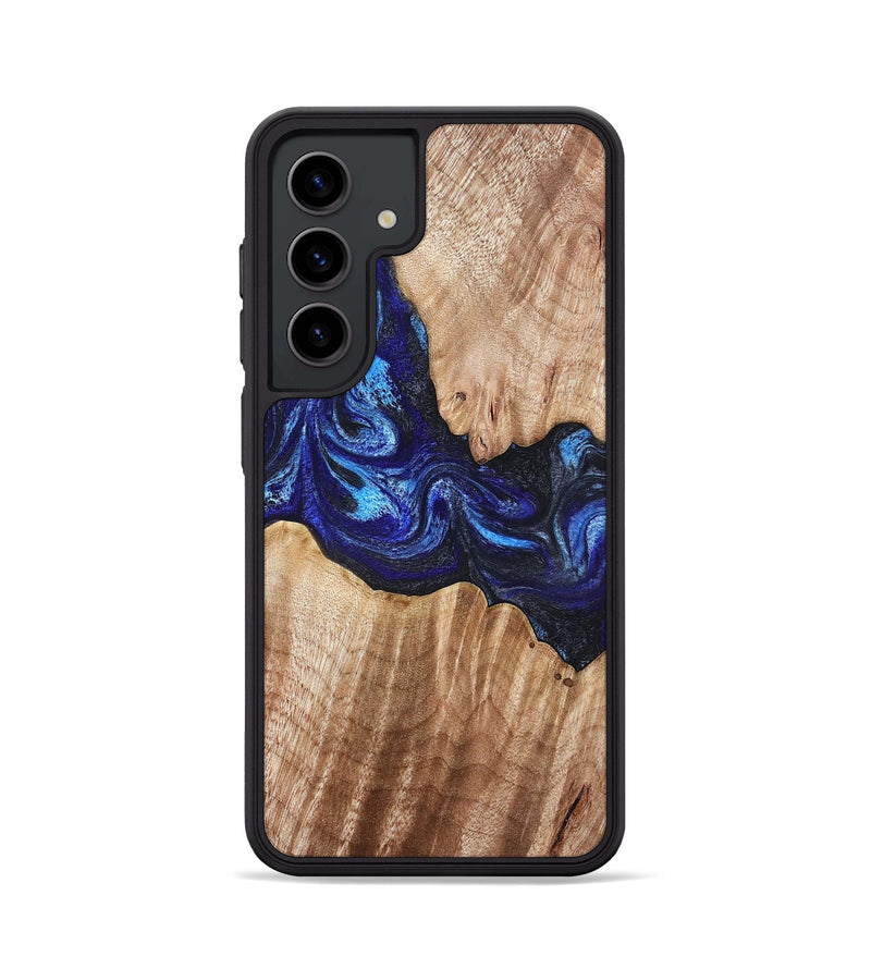 Galaxy S24 Wood Phone Case - Floyd (Blue, 832153)