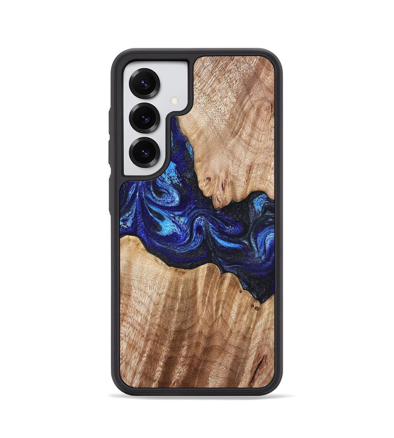 Galaxy S25 Wood Phone Case - Floyd (Blue, 832153)