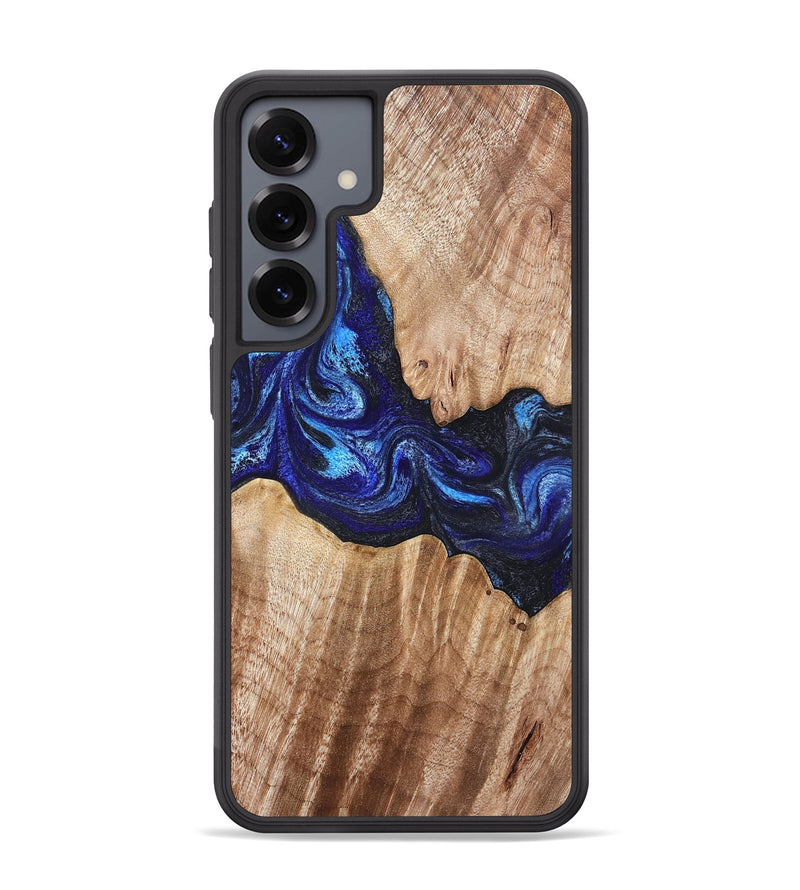 Galaxy S25 Plus Wood Phone Case - Floyd (Blue, 832153)