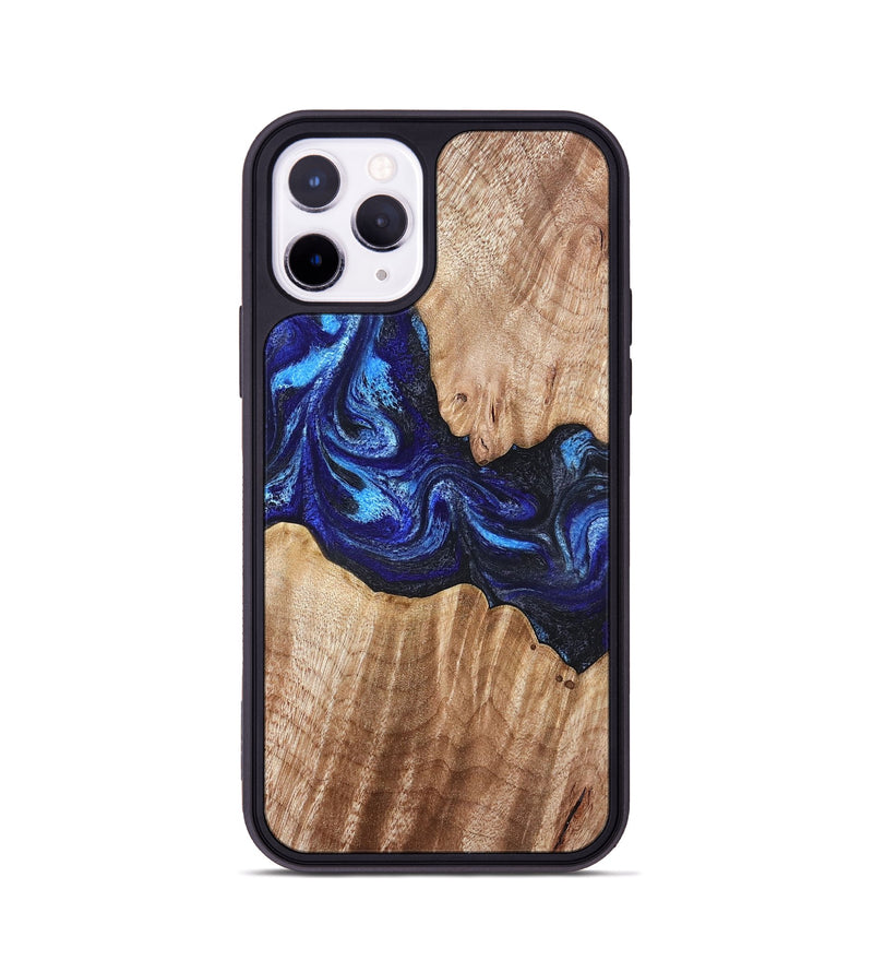 iPhone 11 Pro Wood Phone Case - Floyd (Blue, 832153)
