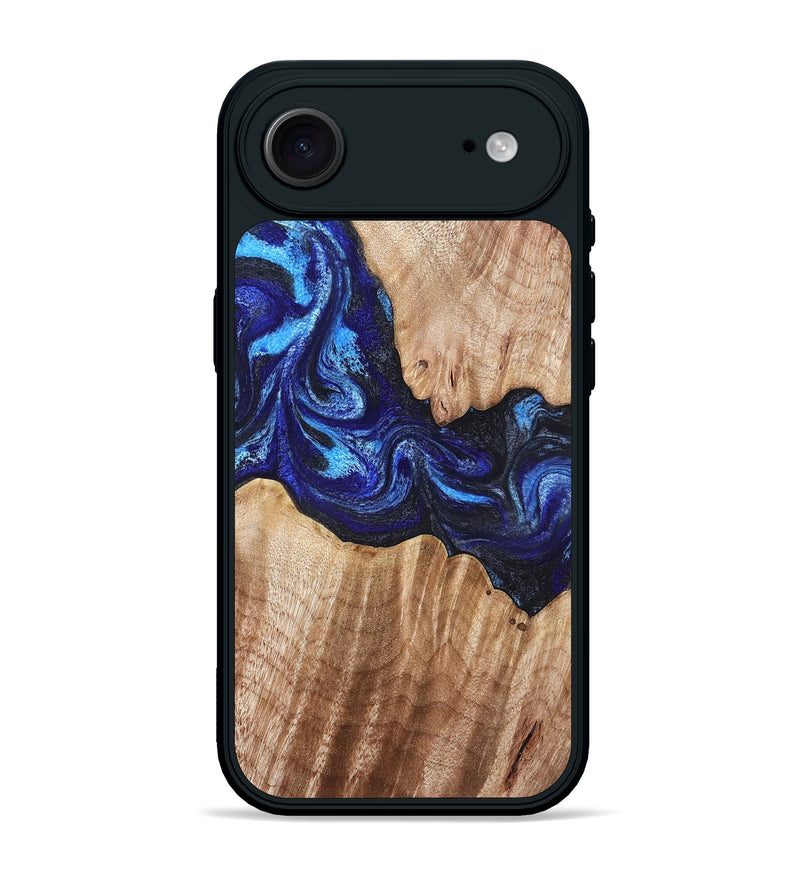 iPhone 17 Air Wood Phone Case - Floyd (Blue, 832153)